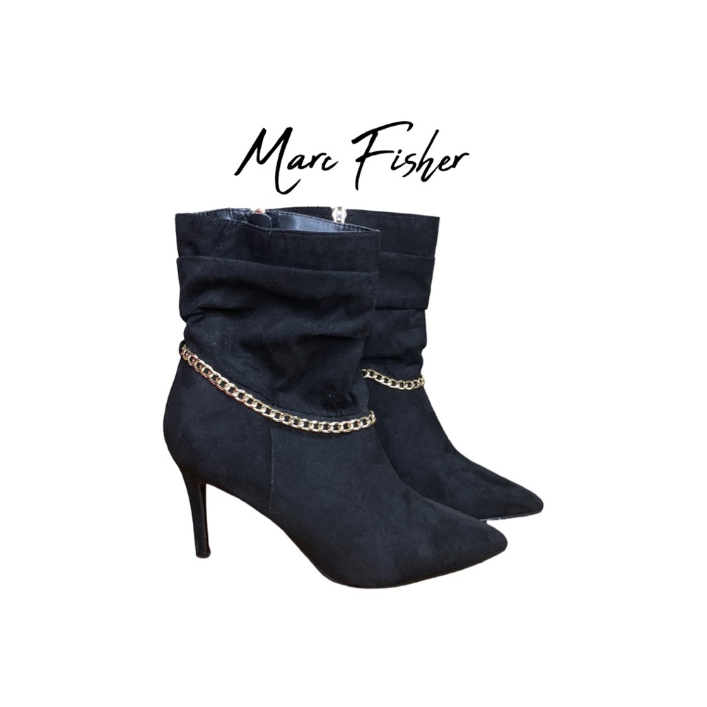 Marc Fisher Danisa Ankle Chain Boot Size 8